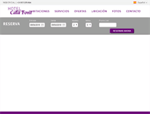 Tablet Screenshot of calafonthotel.com